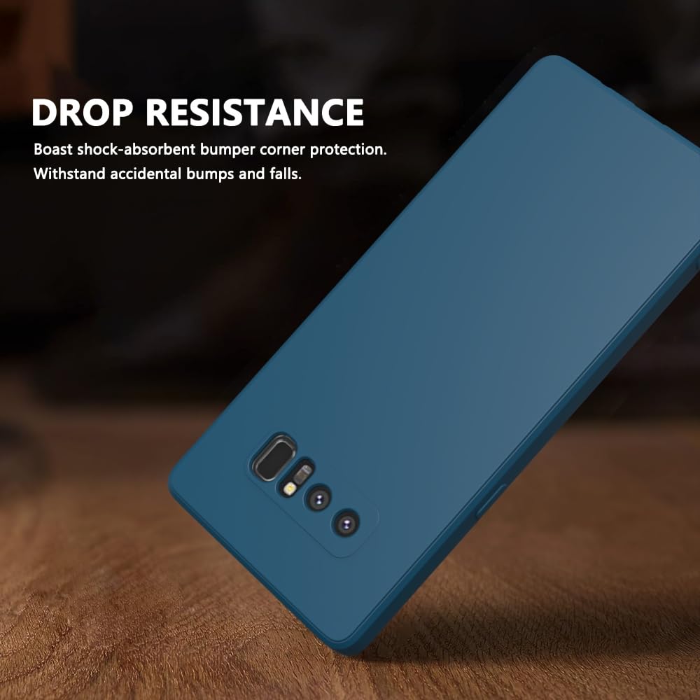 Wogroo For Samsung Galaxy Note 8 Case Dark Blue, Scratch Resistant With Soft Touch, Slim Thin Phone Cover For Samsung Galaxy Not