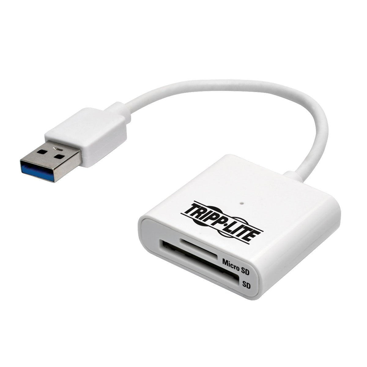 Tripp Lite Usb 3.0 Superspeed Sd/Micro Sd Memory Card Media Reader W/Built In Cable 6 In. (U352 06N Sd)