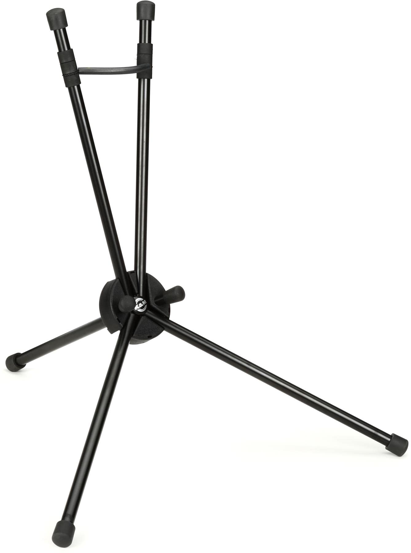 K&M K�nig & Meyer Saxxy Saxophone In Bell Tripod 3 Leg Stand 14350.000.55 | Professional Grade For All Musicians | Lightweight Ultra Compact | Stable Secure Bb Tenor Base | Made In Germany Black