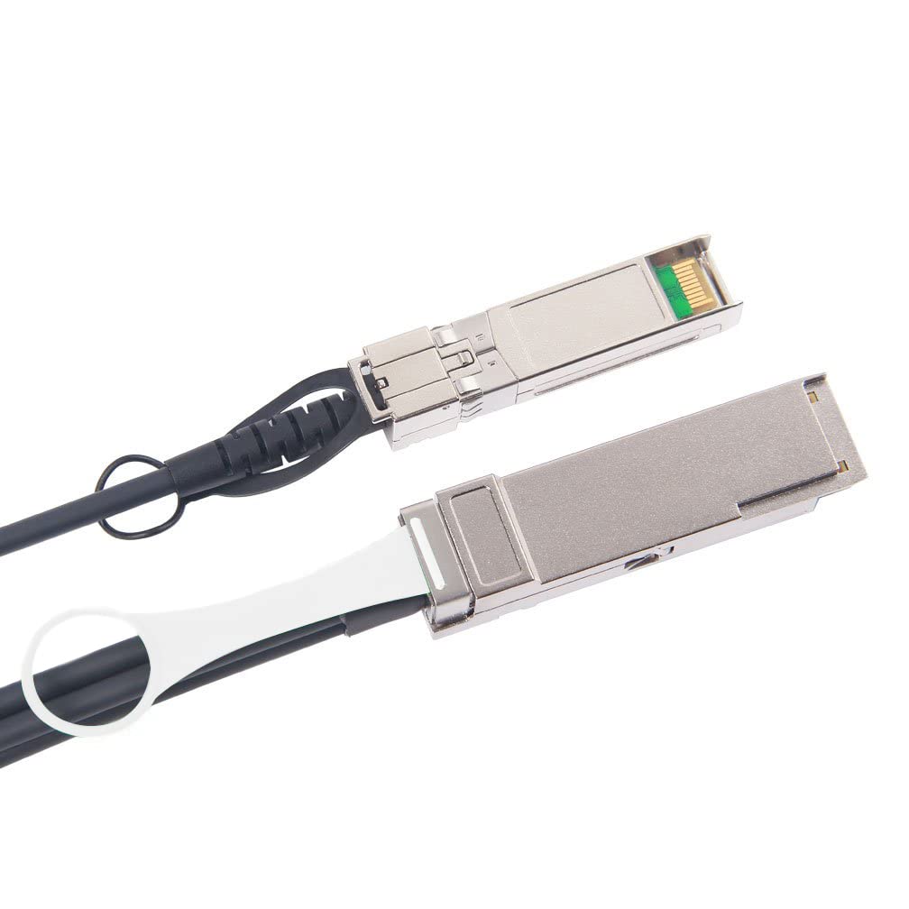 40G Qsfp+ To 4Xsfp+ Breakout Dac For Cisco Qsfp-4Sfp10G-Cu1M - 40Gbase-Cr4 Passive Direct Attach Copper Twinax Qsfp To Sfp Cable