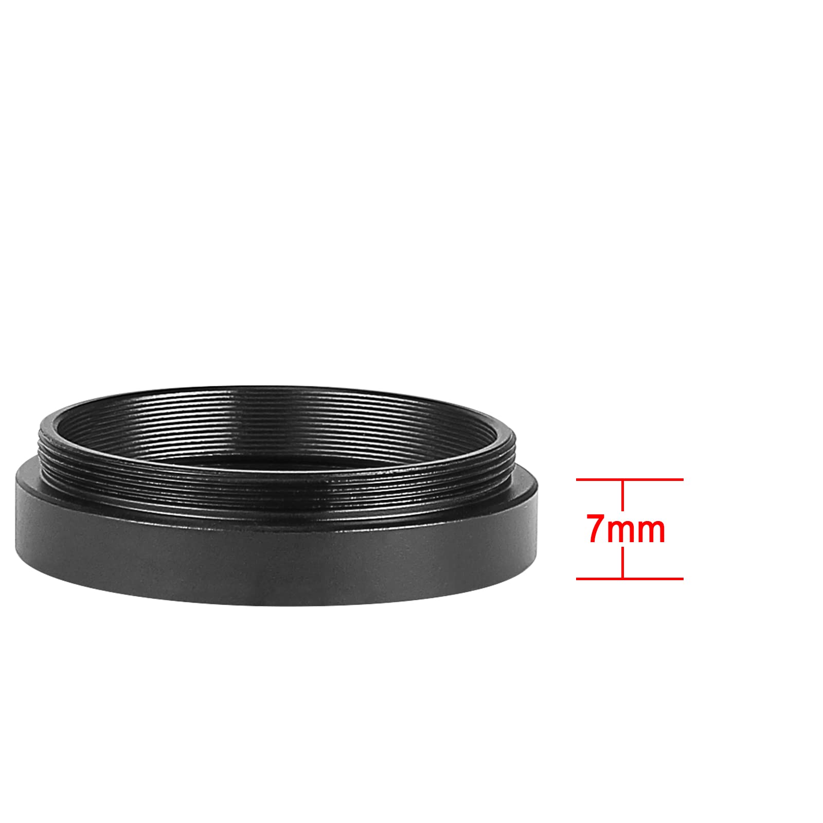 Celticbird 7Mm Astronomical T Thread Spacer Ring / T2 Thread Extension Tube   T Mount Extension Ring   M42X0.75 On Both Sides
