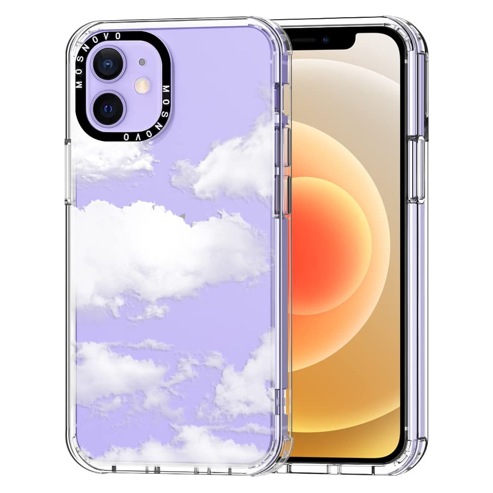 Mosnovo Compatible With Iphone 12 Case, [Buffertech 6.6 Ft Drop Impact] [Anti Peel Off Tech] Clear Tpu Shockproof Bumper Phone C