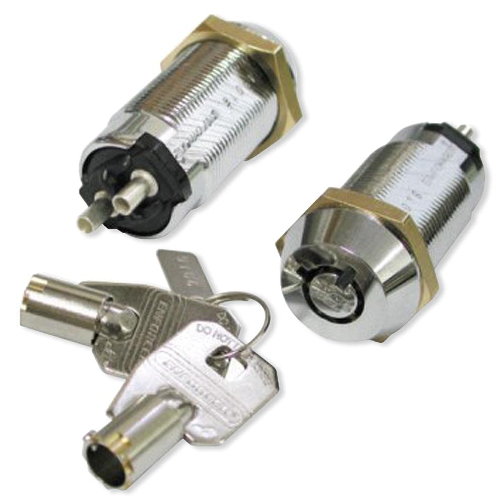 Seco-Larm SS-090-2H0 Enforcer SPST Tubular Key Lock, Shunt On Off, Key 1300
