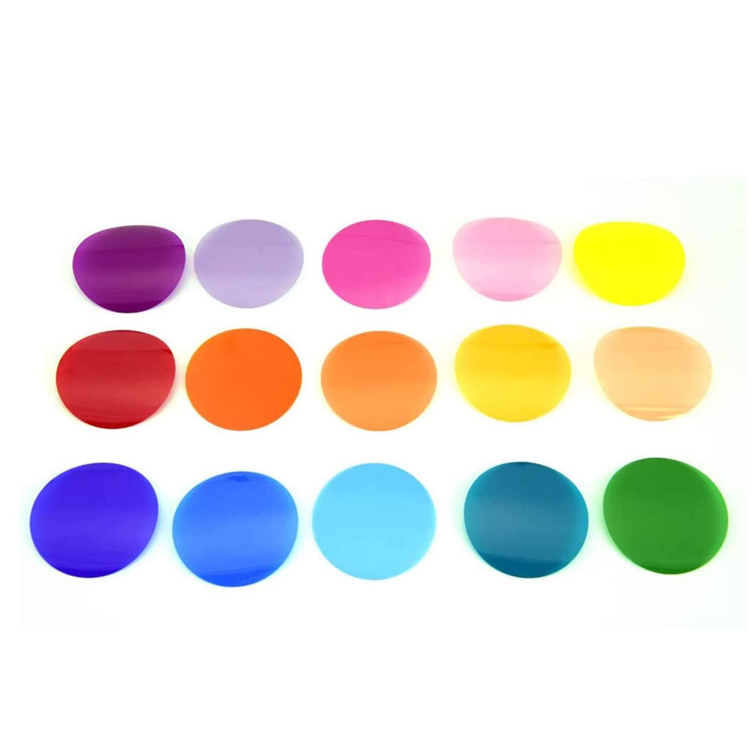 Godox V 11C Filters Kit For Godox Ak R1, 15 Color Flash Gels Lighting Filter