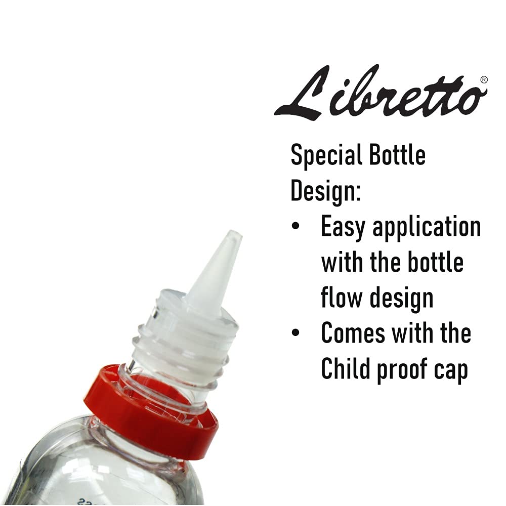 Libretto Brass Valve Oil, Set Of 3, Safety Cap, Premium Lubricant, Long Lasting, Smooth, Odorless, Special Blended Synthetic For