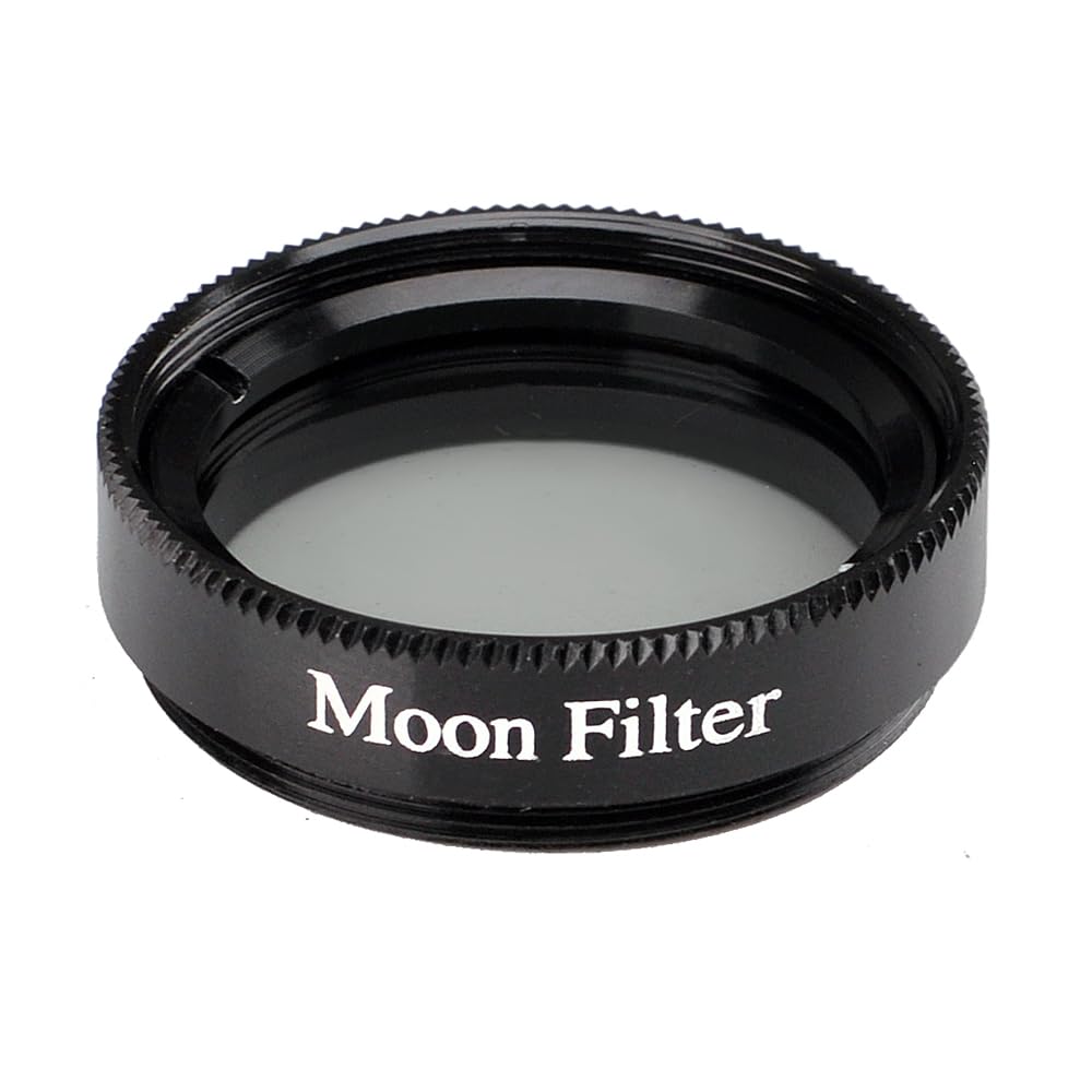Starboosa 1.25 Inch Moon Filter Aluminum Frame Light Pollution Filter For Telescope Eyepieces