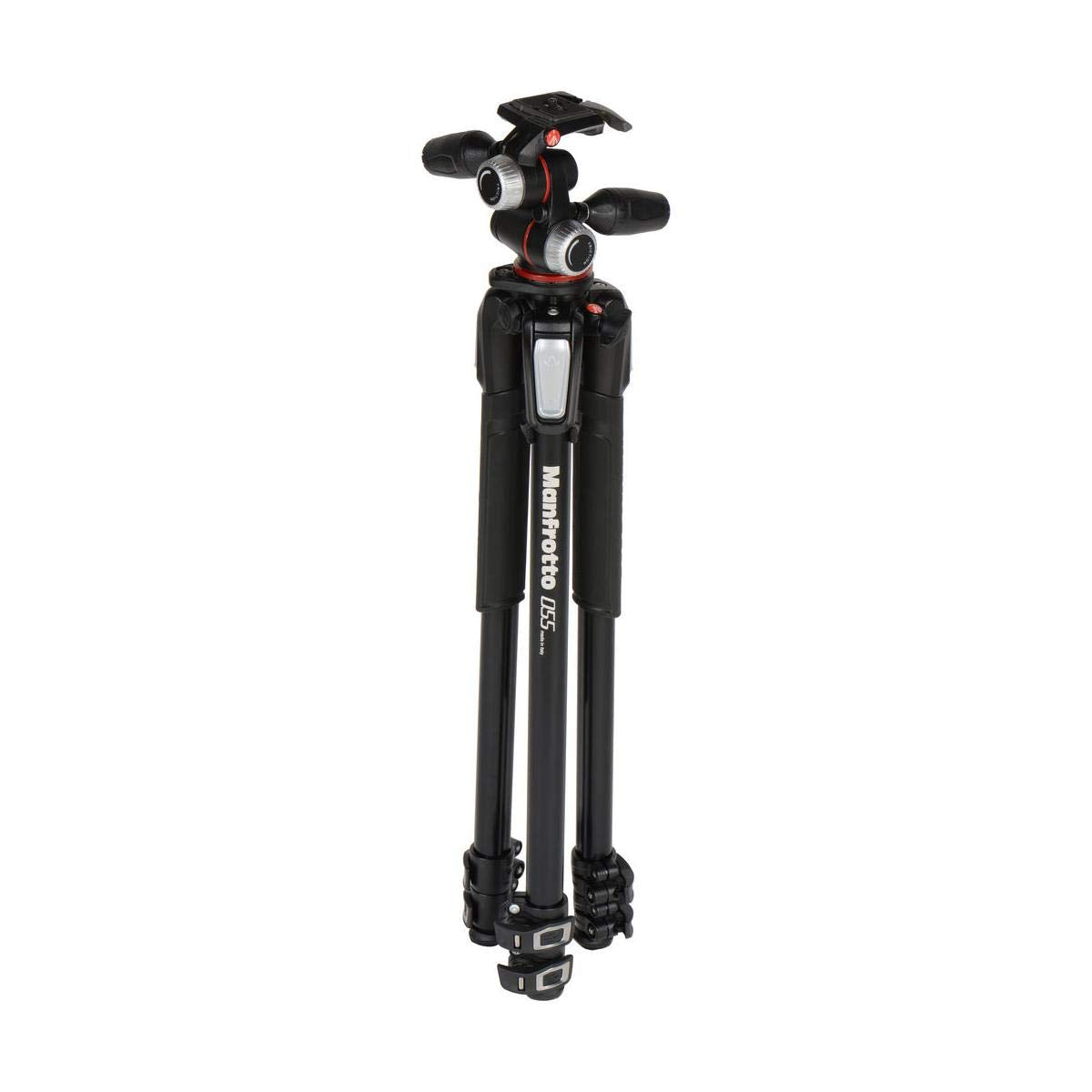 Manfrotto 055 3 Section Aluminum Tripod With 3 Way Head