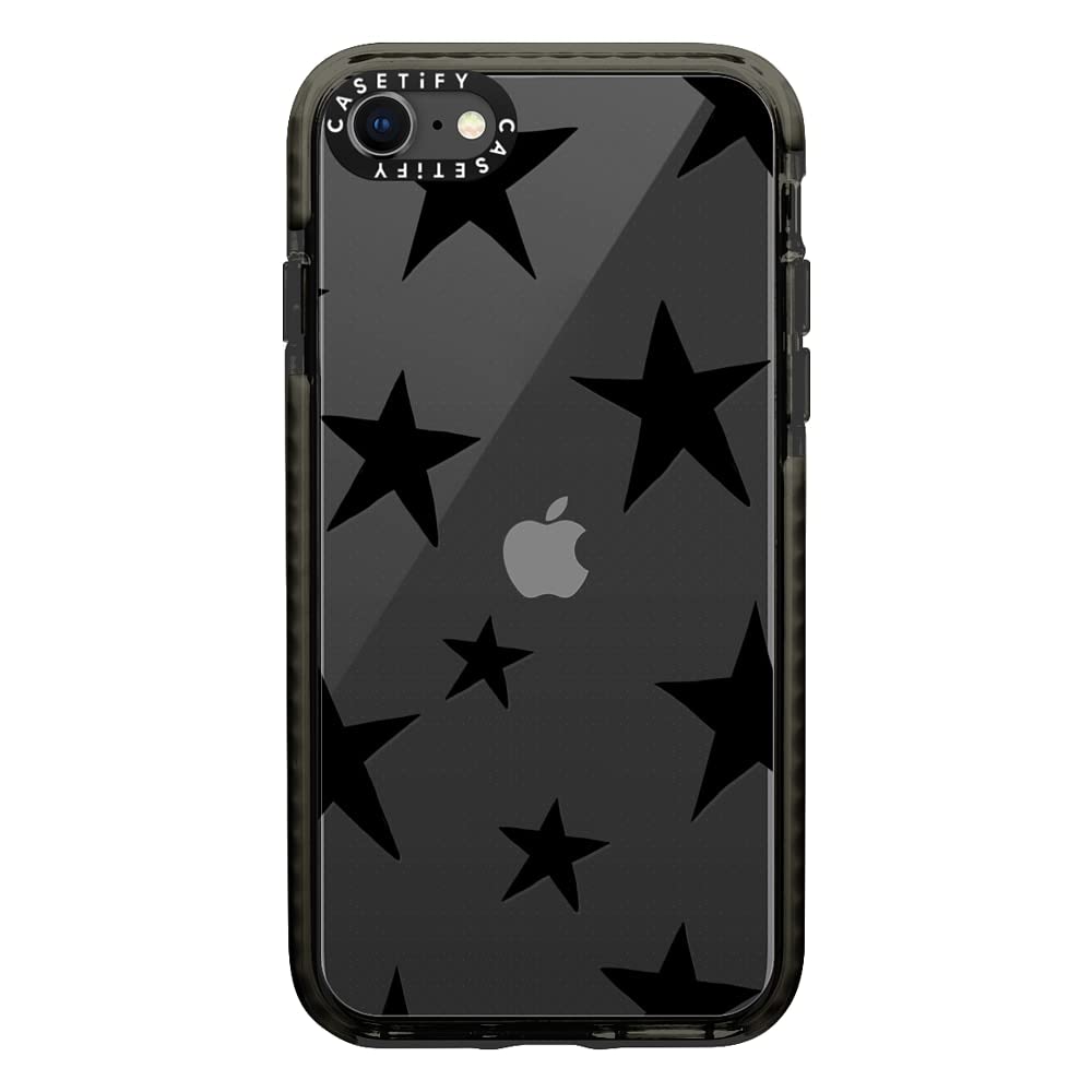 Casetify Impact Case For Iphone Se (2020/2022) And Iphone 7/8   Stars Black   Clear Black