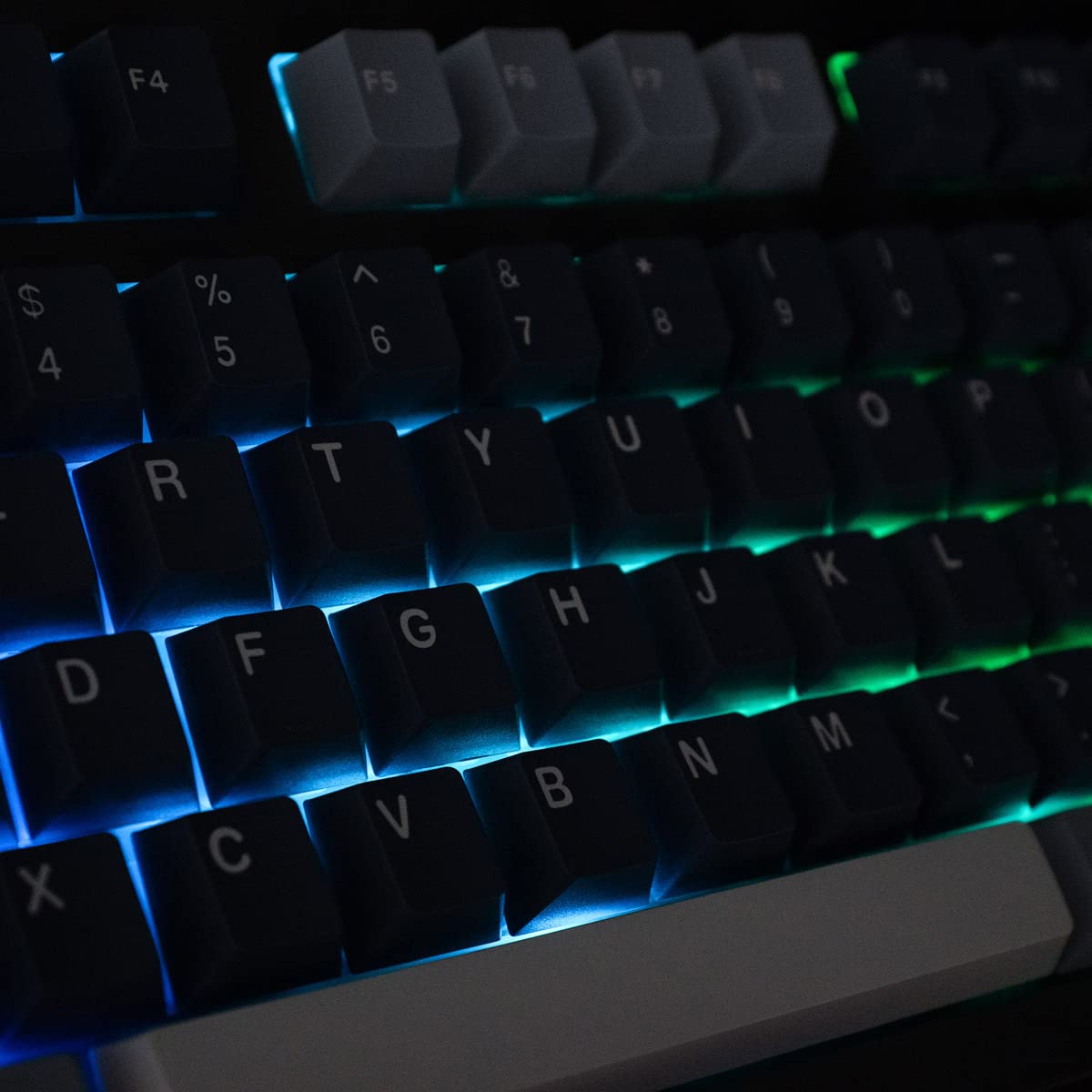 Sumgsn 172 Keys Doubleshot Keycaps Set Cherry Profile Fishing Key Caps With 7U Spacebar Fit For 61/64/87/104/108 Cherry Mx Switc