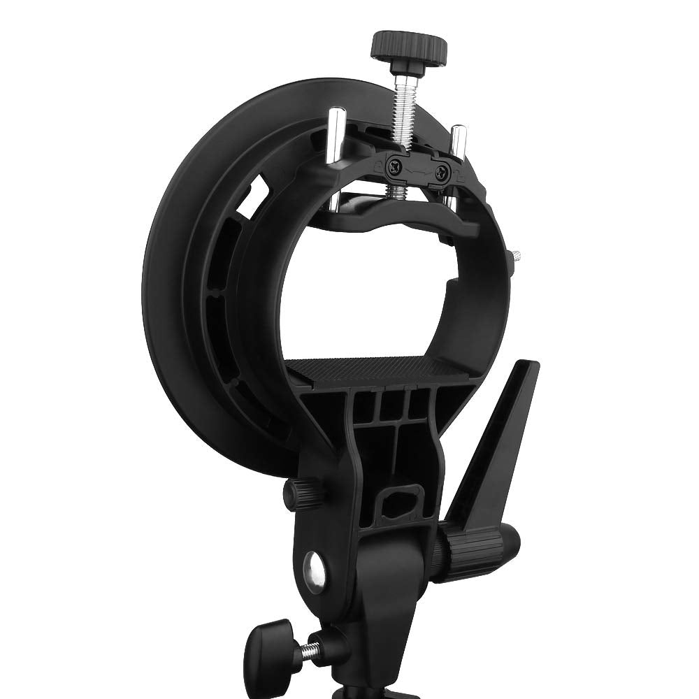 Godox S Type Bracket Bowens S Mount Holder For Speedlite With 20 Pieces Gel Light Filter