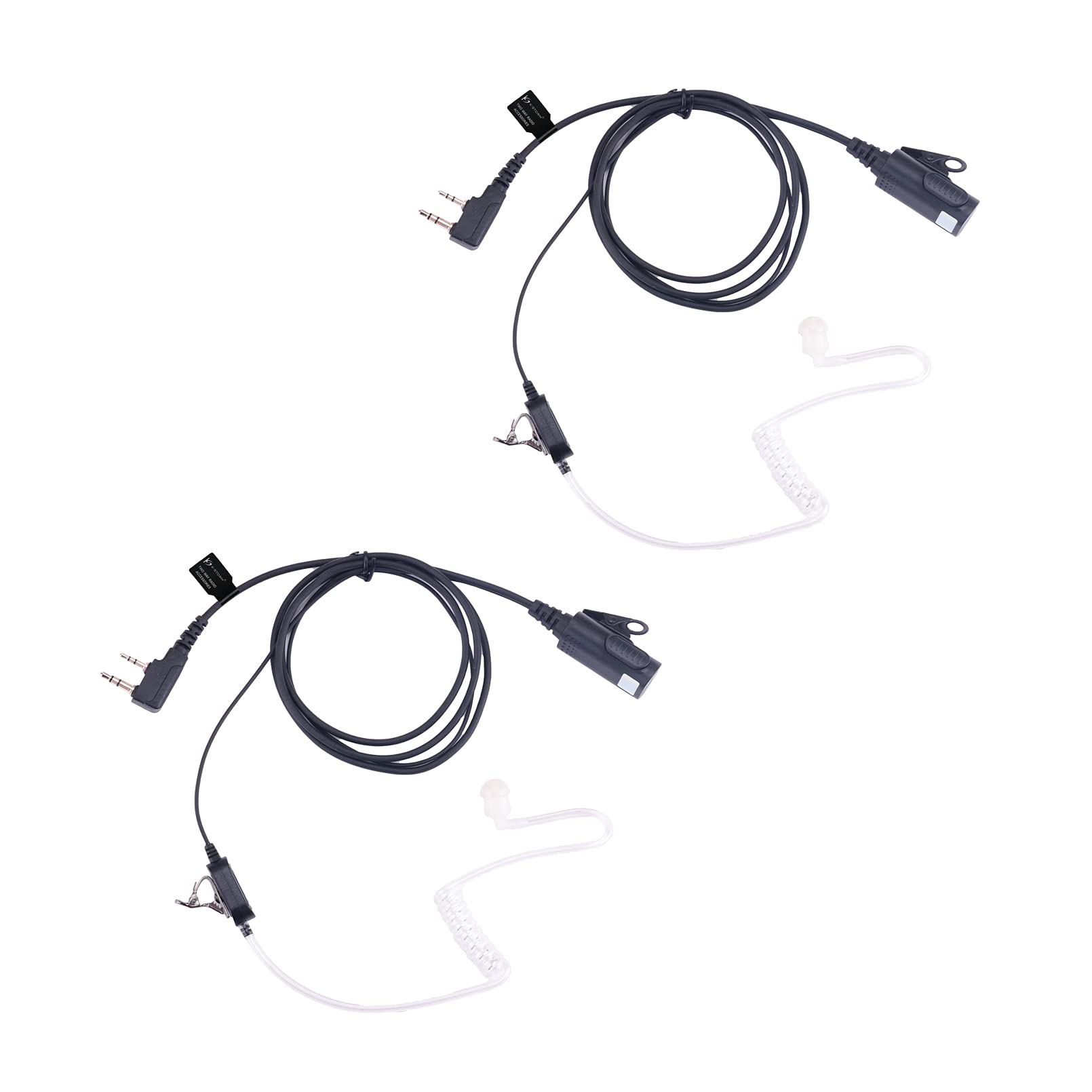 Ks K Storm Surveillance Headset Acoustic Tube Earpiece With Mic Compatible With Kenwood Two Way Radio