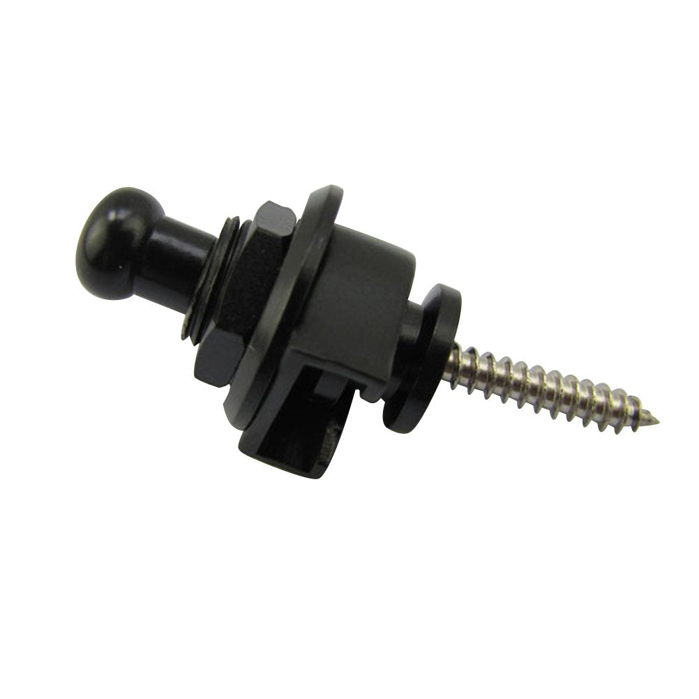 Musiclily Guitar Bass Schaller-Style Security Straplocks Round Head Strap Locks And Buttons Straplocks System For Strat Tele Ele