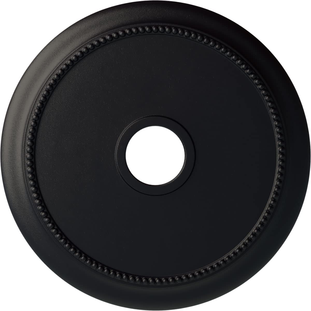 24 1/8OD x 4 3/8ID x 2 1/4P Crendon Ceiling Medallion (Fits Canopies up to 4 3/8), Hand-Painted Steel Gray