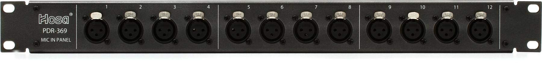 Hosa PDR-369 12-Point XLR Balanced Patchbay