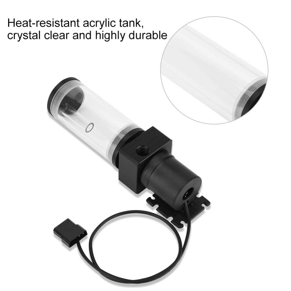 19W 12V Cpu Water Cooling Pumpe Reservoir Diy Combo, 800L/H, G 1/4 Thread Port, Pc Cpu Water Cooling System Heat Exchanger Tool,