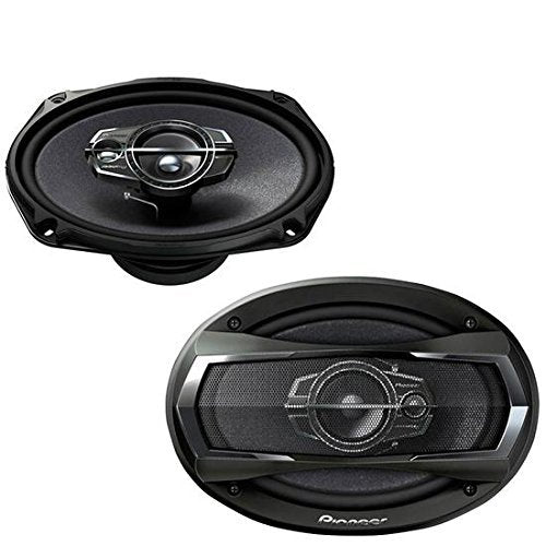 Pioneer TS-A6976S A Series 6 X 9 550 Watts Max 3-Way Car Speakers Pair with Carbon and Mica Reinforced Injection Molded Polyprop