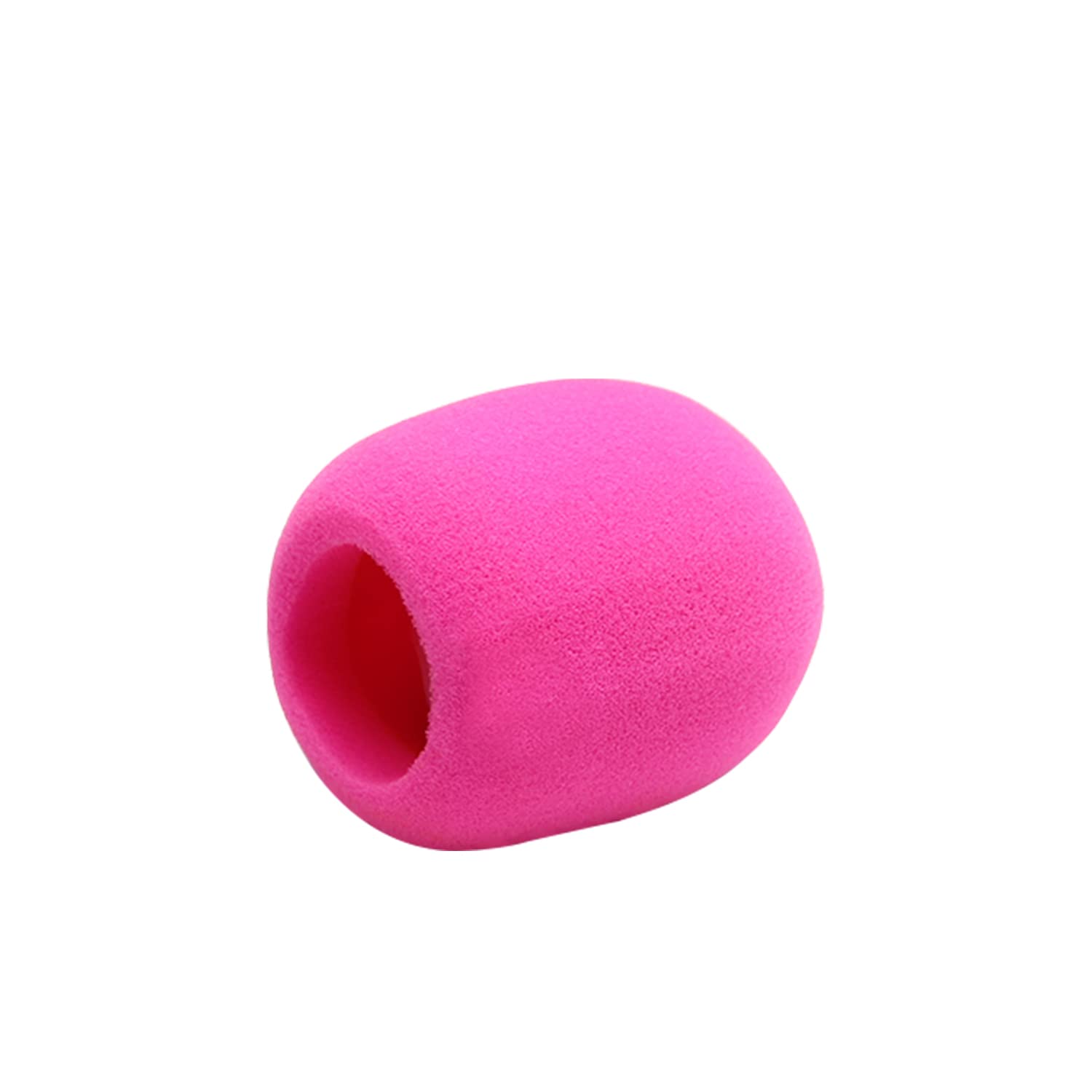 Fielect 5Pcs Microphone Cover Foam Mic Cover Handheld Microphone Windscreen Shield Protection Micro Foam Filter Pink For Ktv Broadcasting