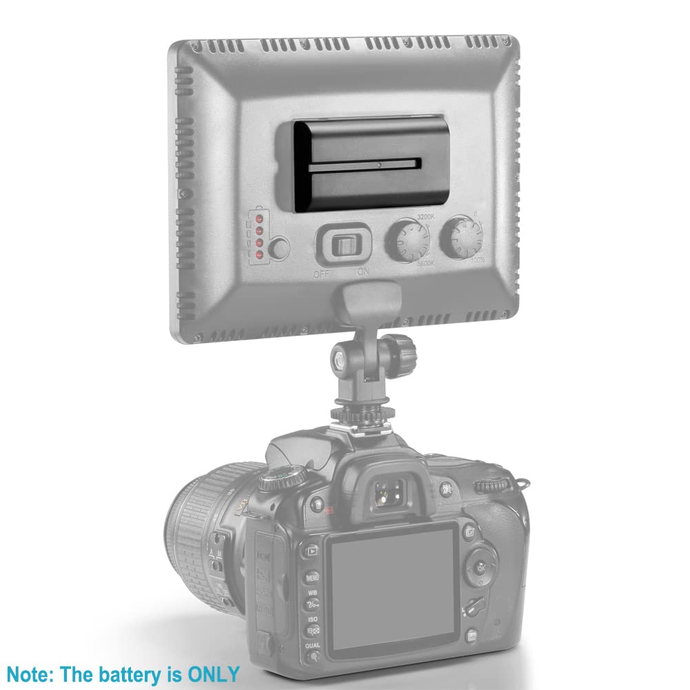 Neewer (2Pack) 2600Mah Sony Np F550/570/530 Replacement Battery For Sony Handycams, Neewer Nanguang Cn 160,Cn 216,Cn 126 Series