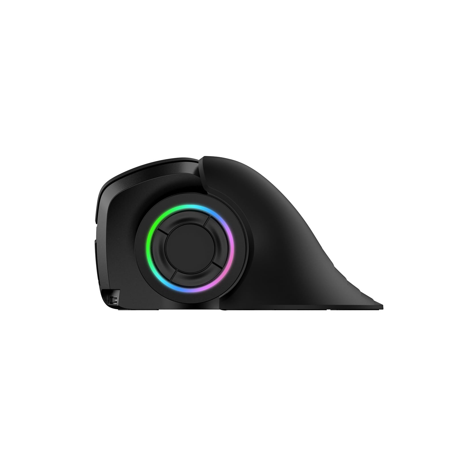 MOJO Master Grip Rechargeable Silent Vertical Mouse - Bluetooth/Wireless Ergonomic Mouse w/Adjustable Sensitivity and Quiet Butt