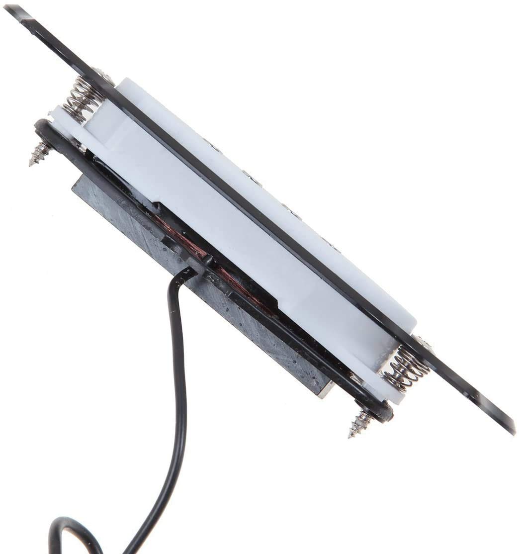 Joinsi 1 Sets Pre Wired 6 String Cigar Box Guitar Pickup Soundhole Harness With Picks, Volume & Tone For Electric Guitar