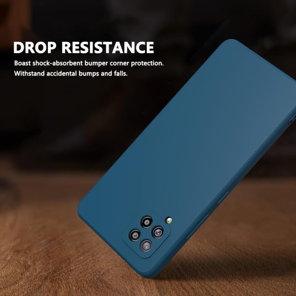 Wogroo For Samsung Galaxy A42 Case Dark Blue, Scratch Resistant With Soft Touch, Slim Thin Phone Cover For Samsung Galaxy A42