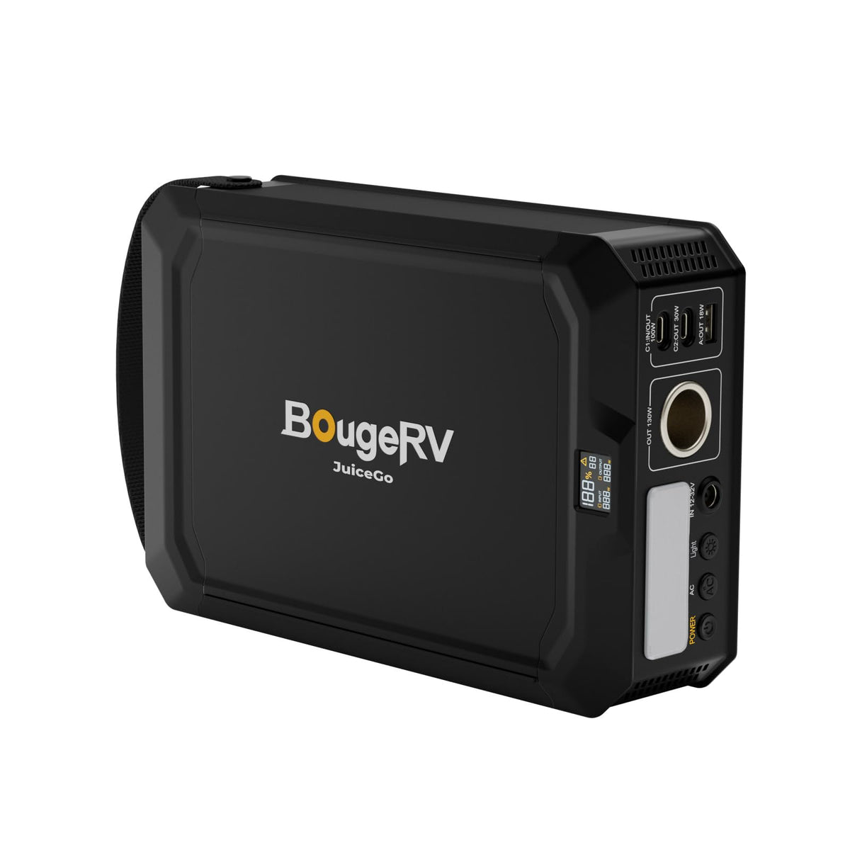 Bougerv 240Wh Portable Power Station, Solar Generator With Ac Outlet, Juicego Lifepo4 Generators For Emergency Power Supply, Cam