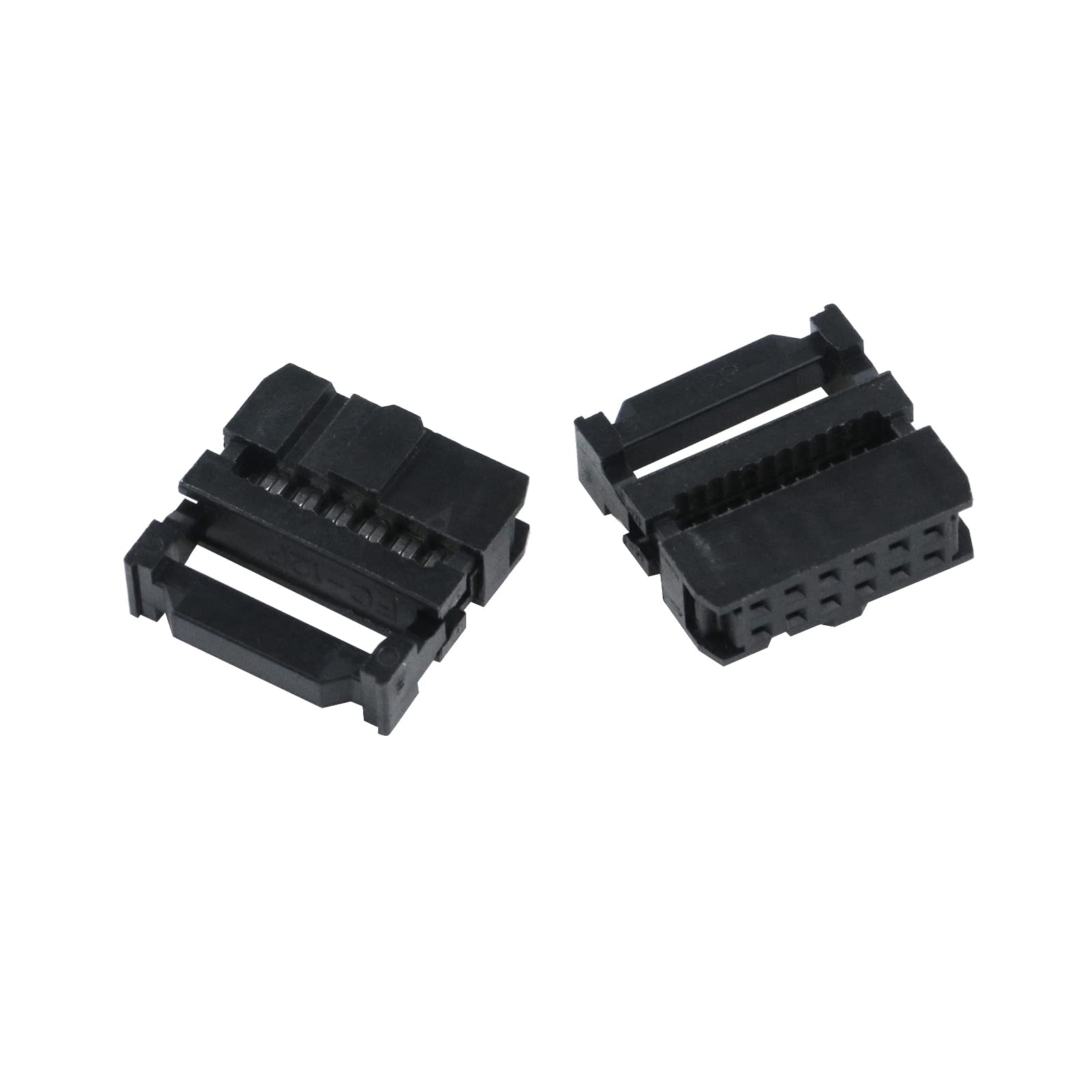 Antrader 20 Sets 2X6 Fc-12P 2.54Mm Dual Rows Idc Sockets Female Connector For Flat Ribbon Cable