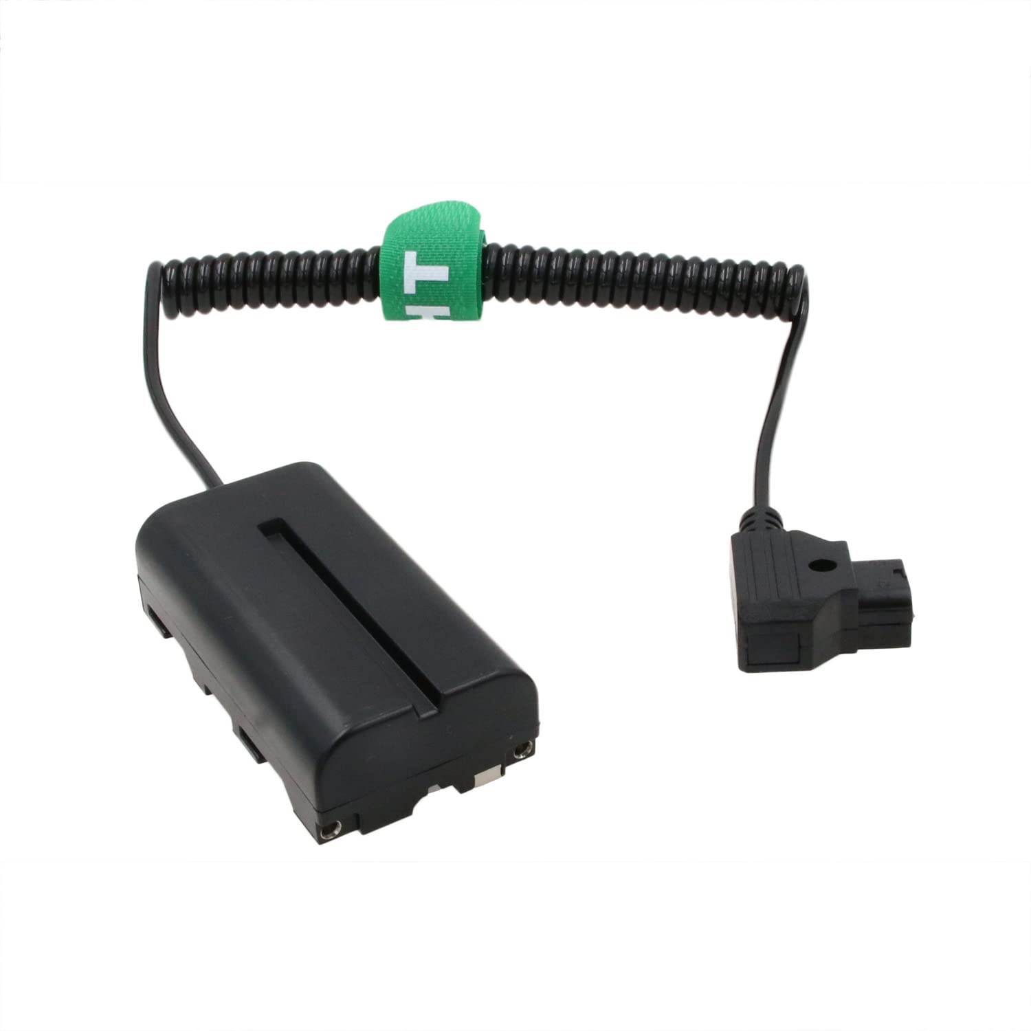 Hangton Camera Monitor D Tap Np F970 F750 F550 Dummy Battery Power Adapter For Atomos Shogun Inferno Ninja Sony L, Coiled Cable