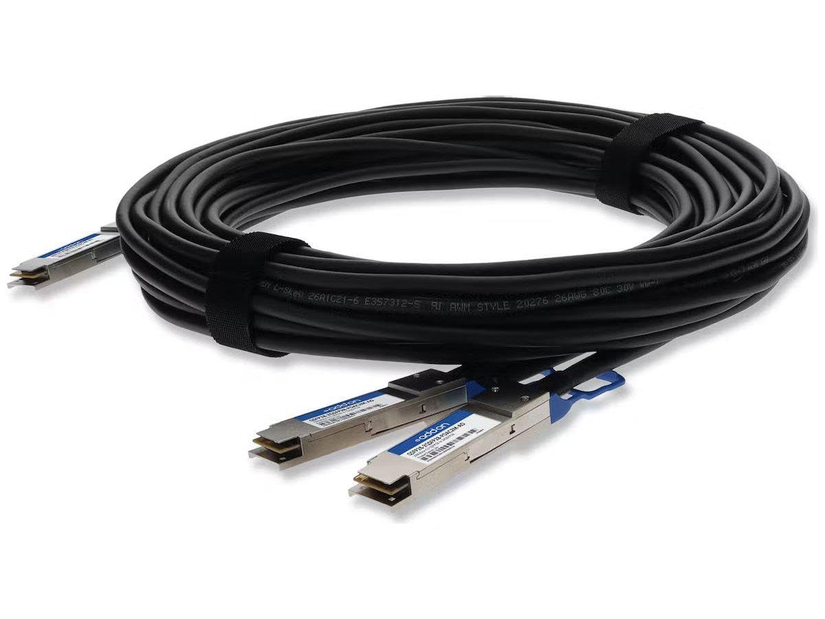 Addon Msa And Taa Compliant 100Gbase-Cu Qsfp28 To 2Xqsfp28 Direct Attach Cable (