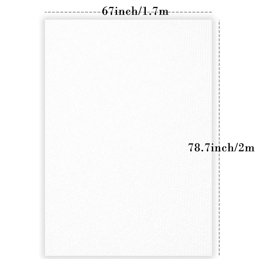 Meking Light Diffuser Diffusion Fabric 2 Yard X 67 Inch /2 X 1.7 Meters Nylon Silk White Seamless Light Modifier For Photography