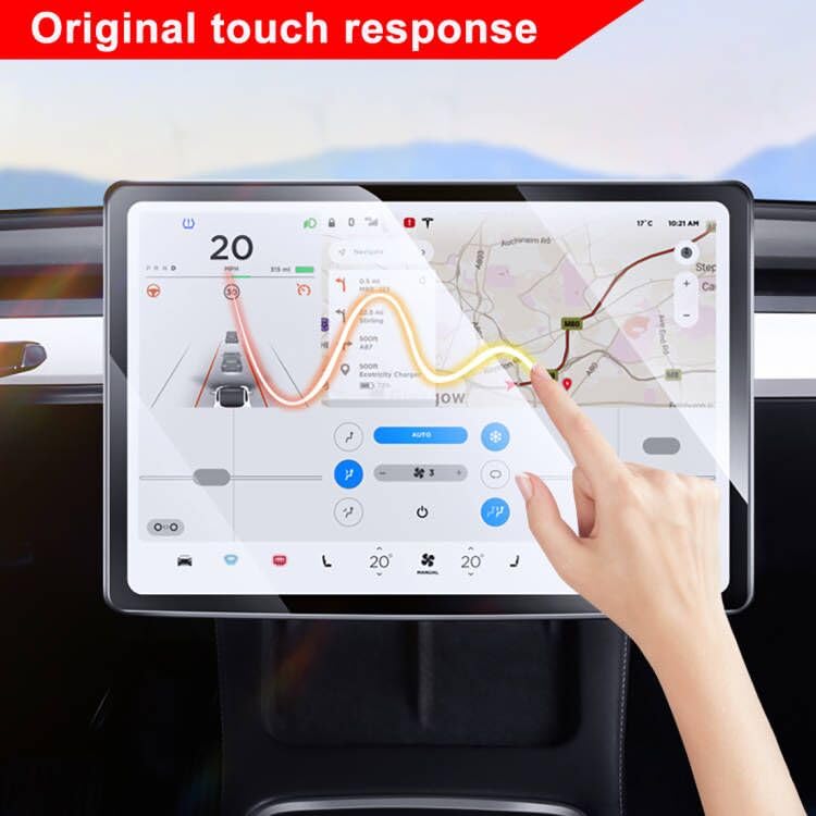 I Tensodo 2 Pack Universal Trimmable Matte Screen Protector For All Smart Navigation, Anti Glare Anti Finger Print, Sizes: 8.07