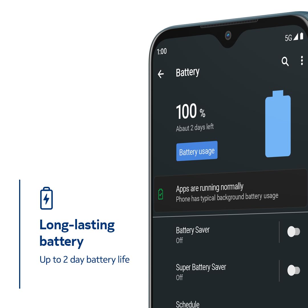 Nokia G50 5G | Android 11 | Unlocked Smartphone | Us Version | 4/128Gb | 6.82 Inch Screen | 48Mp Triple Camera | Ocean Blue