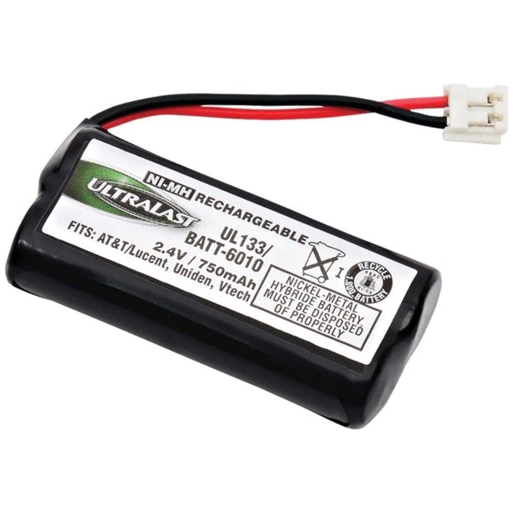 Ultralast Batt 6010 Replacement Battery, Black