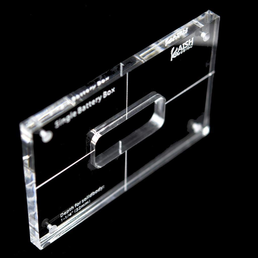 Dopro Acrylic Guitar Bass Battery Box Routing Template For Single Battery Box