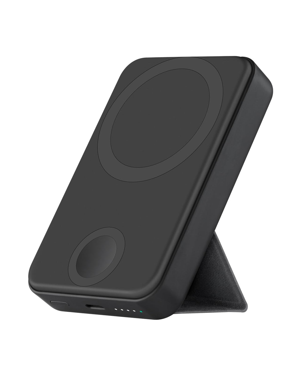 Gowatt All In One 10000Mah Magsafe Compatible Battery Pack, Fast Charging, Portable Power Bank With Foldable Stand, Magnetic Pow