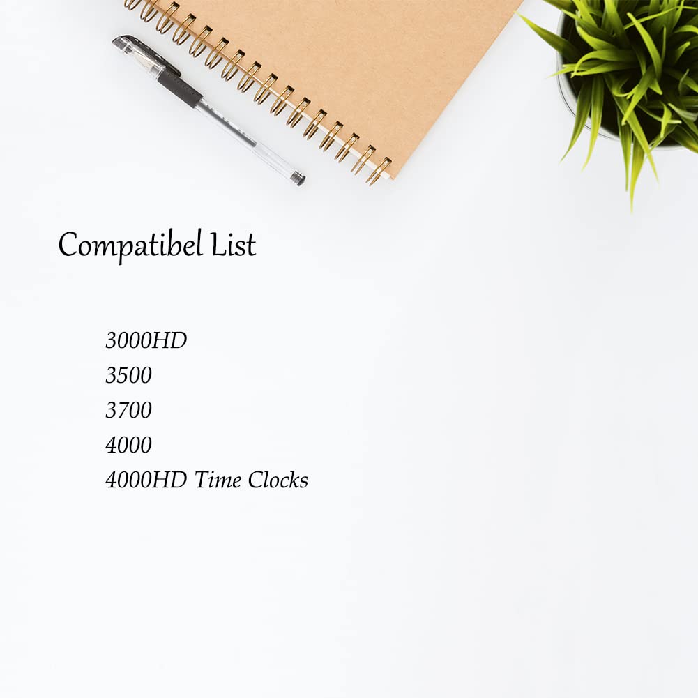 Bigger Replacement For Pyramid 4000R Replacement Ribbon Used With Pyramid 3000Hd, 3500, 3700, 4000, 4000Hd Time Clocks, Individu