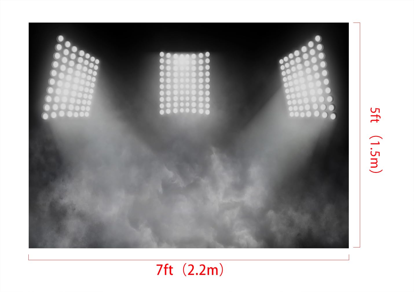 Kate 7X5Ft Sport Backdrop For Photoshoot Stadium Photography Background Spotlight Backdrop For Portrait