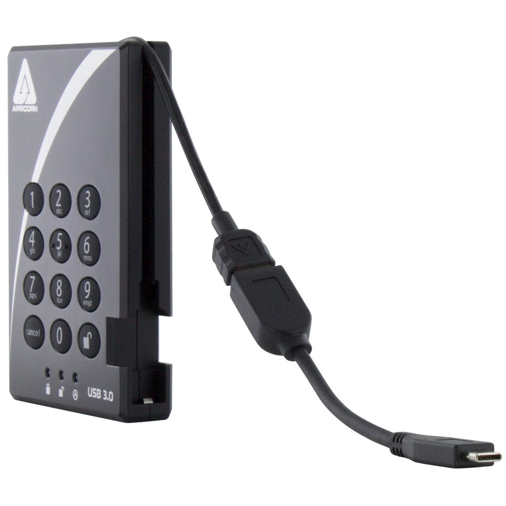 Apricorn Adapter Usb A C Usb 3.0 A To C Adapter Black