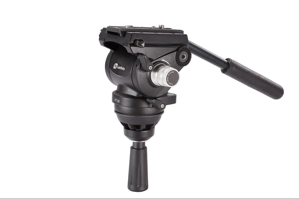 Leofoto Vt 20 Video Head 75Mm Half Ball Fluid Drag For 75 Bowl Tripod
