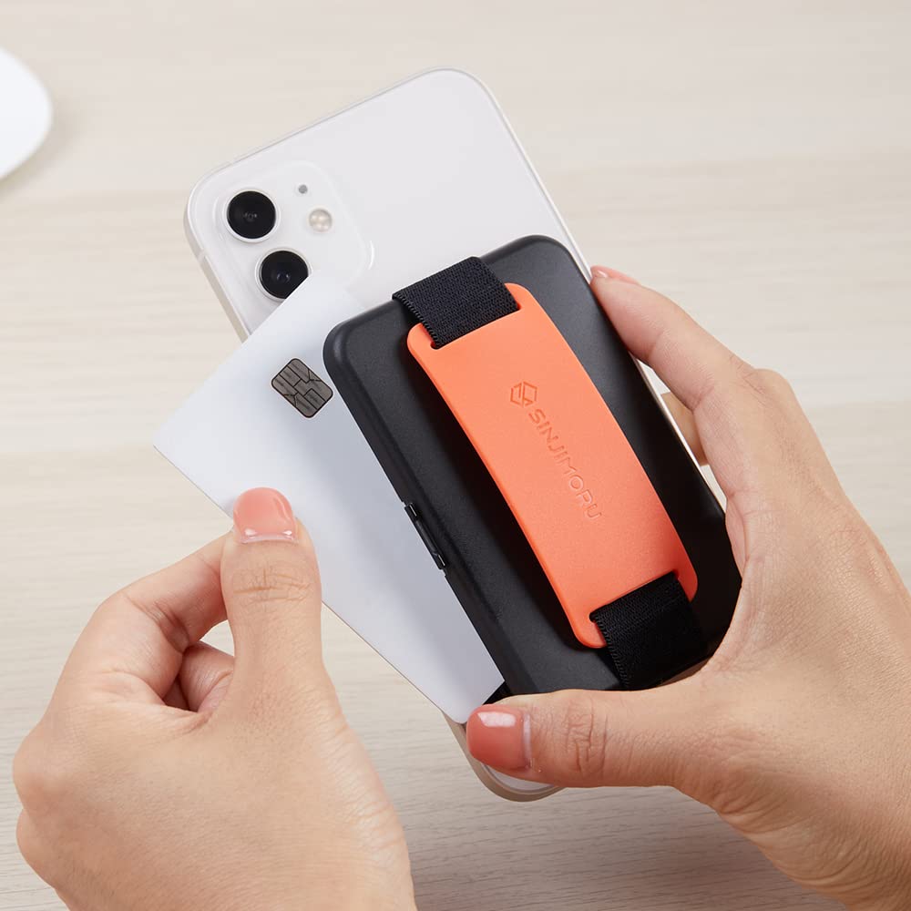 Sinjimoru For Magsafe Wallet, Secure Hard Lock Magnetic Card Holder As A Magsafe Stand And Magsafe Grip For Iphone 16 15 14 13 1