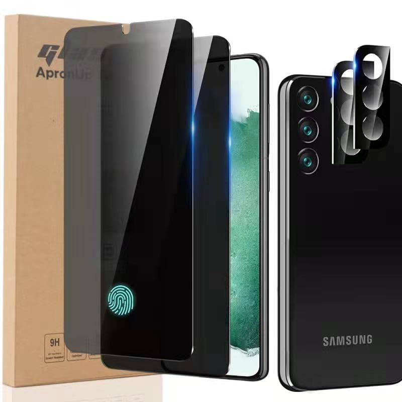 [2+2] Privacy Tempered Glass Screen Protector Designed For [Samsung Galaxy S21 Plus/ S21+ 5G 6.7