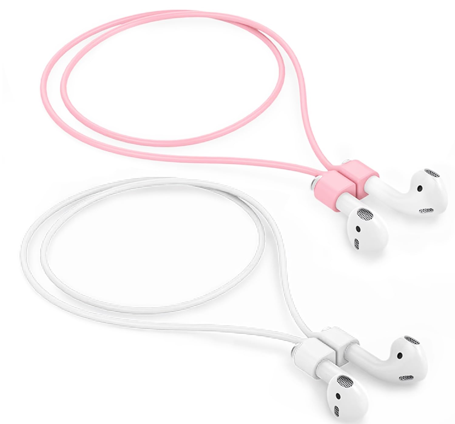 ?2 Pack? Ultra Strong Magnetic Anti Lost Straps For Airpods, Colorful Soft Silicone Sports Lanyard Compatible With Airpods 1&2 /