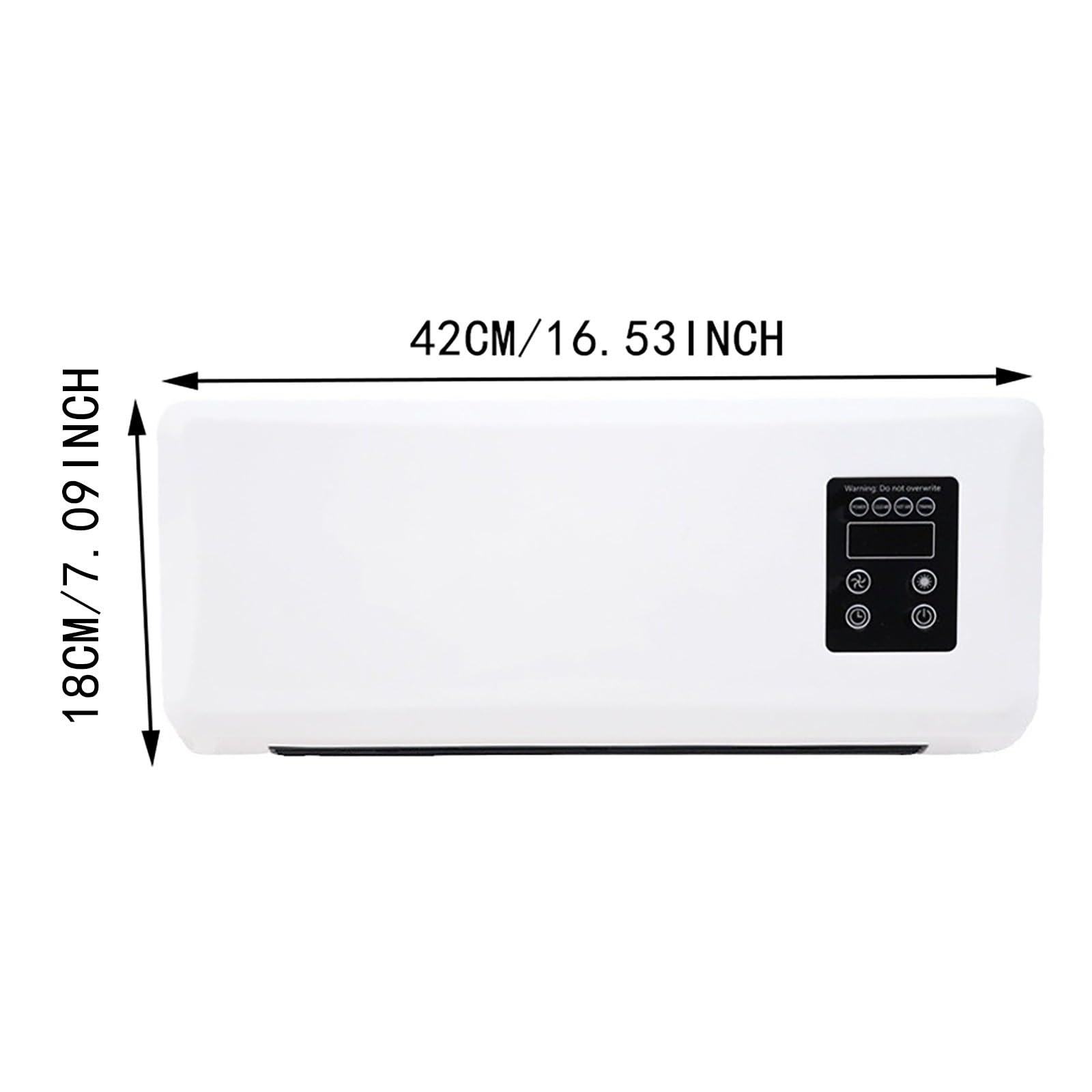 Multifuntional Wall Air Conditioner Fan, Portable Air Conditioners Natural Air Wind And Heater Combo Unit, Summer Winter Essenti