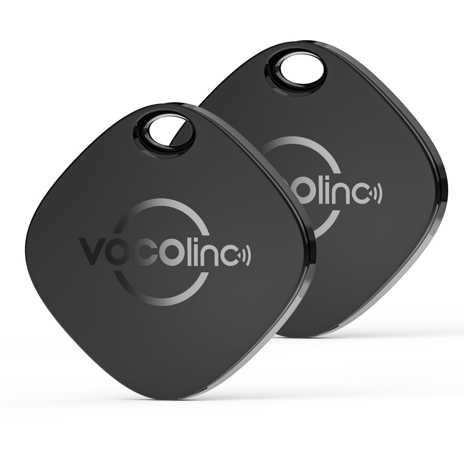 Vocolinc Tracker Tags 2 Pack, Luggage Tracking Tags Compatible With Apple Find My (Ios Only), Ip67 Water Resistant, Key Finders 