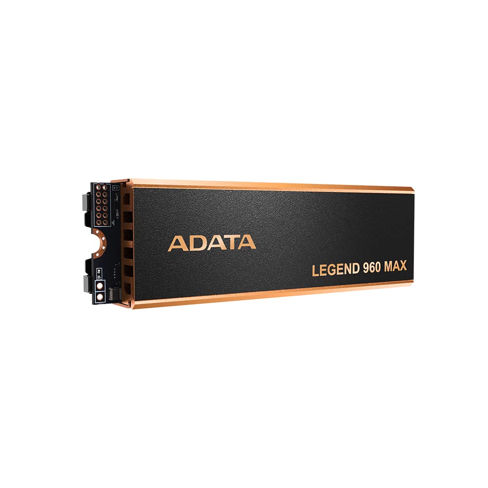 Adata 2Tb Ssd Legend 960 Max With Heatsink 2Tb Pcie Gen4X4 Nvme M.2 Internal Gaming Ssd Up To 7,400 Mb/S Ps5 Compatible (Aleg-96