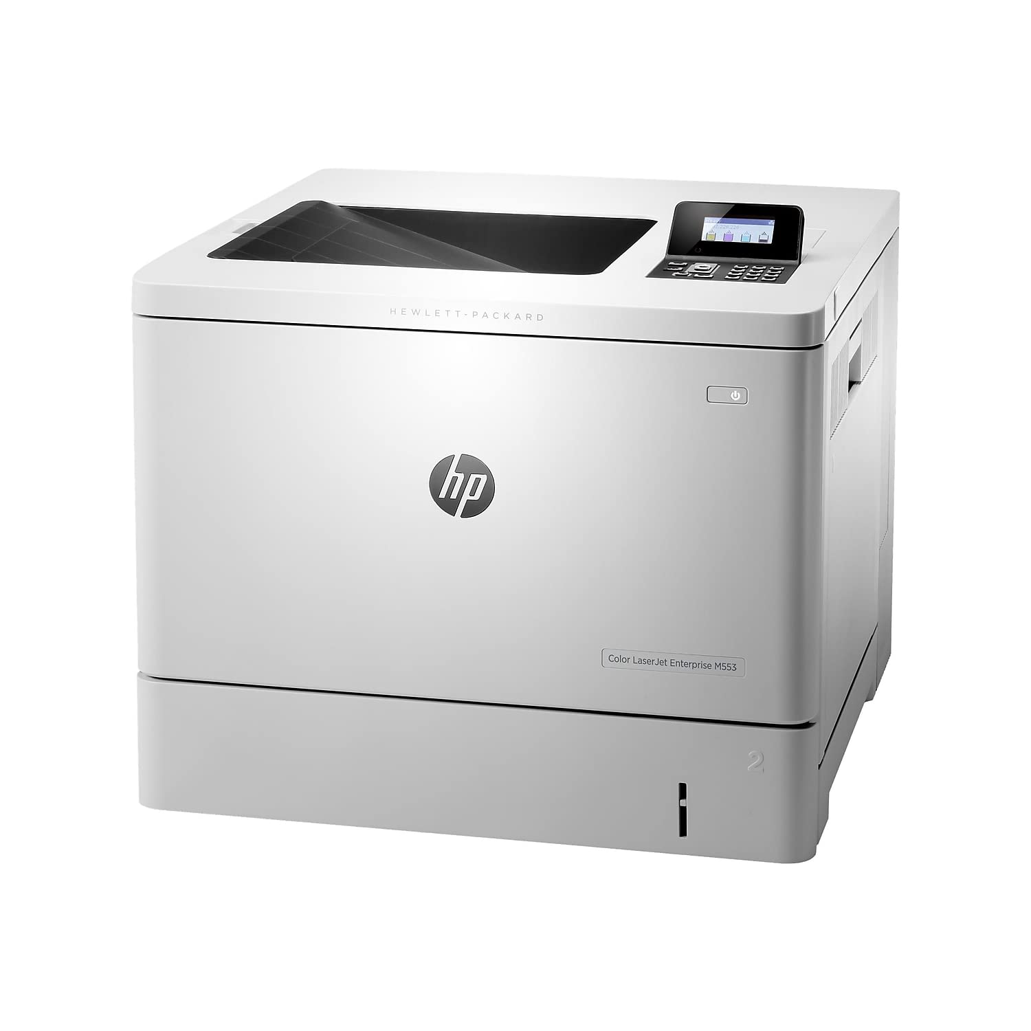 Hp Color Laserjet Enterprise M553Dn Duplex Printer (B5L25A), White, 18.9 X 18 X 15.7 Inches