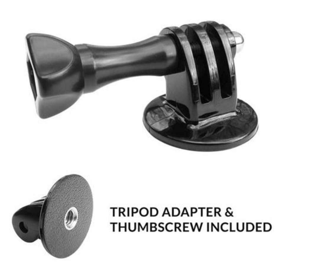 Goworx Freeride Phone Mount 3 In 1 Action Camera Mount + Tripod Adapter For Iphone, Galaxy, Gopro & Smart Phones