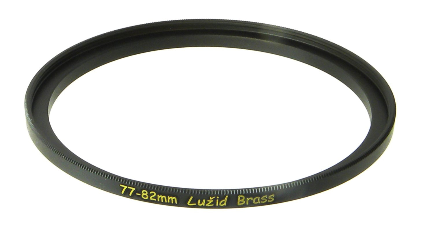Luid X2 Brass 77Mm To 82Mm Step Up Filter Ring Adapter 77 82 Luzid