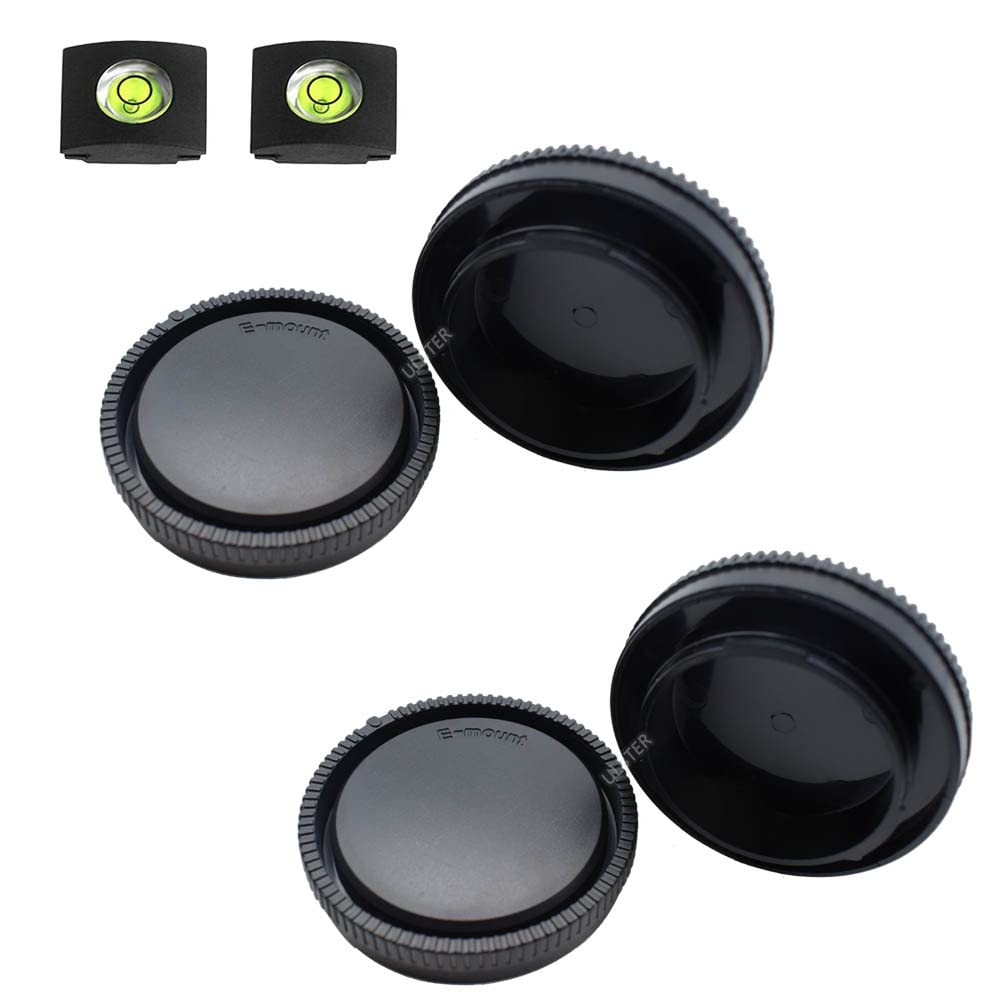 Body Cap + Rear Lens Cover for Sony Alpha A6700 A6600 A6500 A6400 A6300 A6100 A6000 A5100 A5000 ZV-E10 ZVE-1 FX30 FX3 A7R IV/A7R