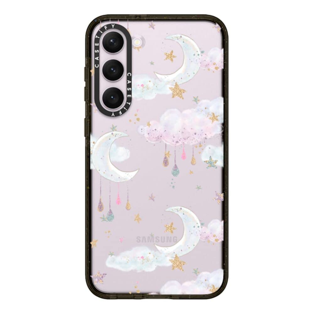 Casetify Impact Samsung Galaxy S23+ Case [4X Military Grade Drop Tested / 8.2Ft Drop Protection]   Candy Cotton Clouds   Clear B